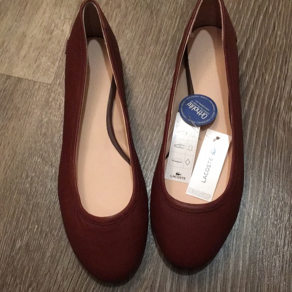 lacoste ballet flats